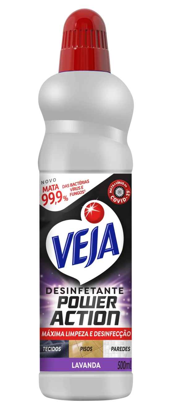 Veja Desinfetante Power Action Lavanda 500ml Bottle.webp
